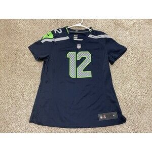 Nike Seattle Seahawks Womens Large 12th Fan NFL Jersey Football
